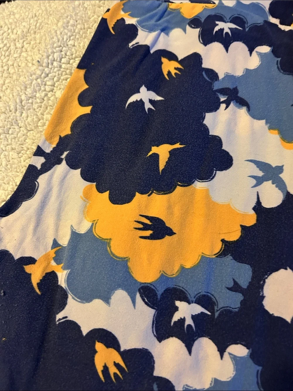 Assorted Patterned Lularoe Leggings Set - Blue, Yellow, Black, Orange